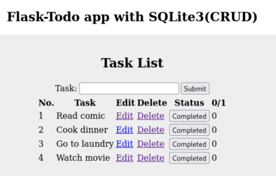 Building a Simple Todo App with Flask and SQLite3: A Beginner’s Guide